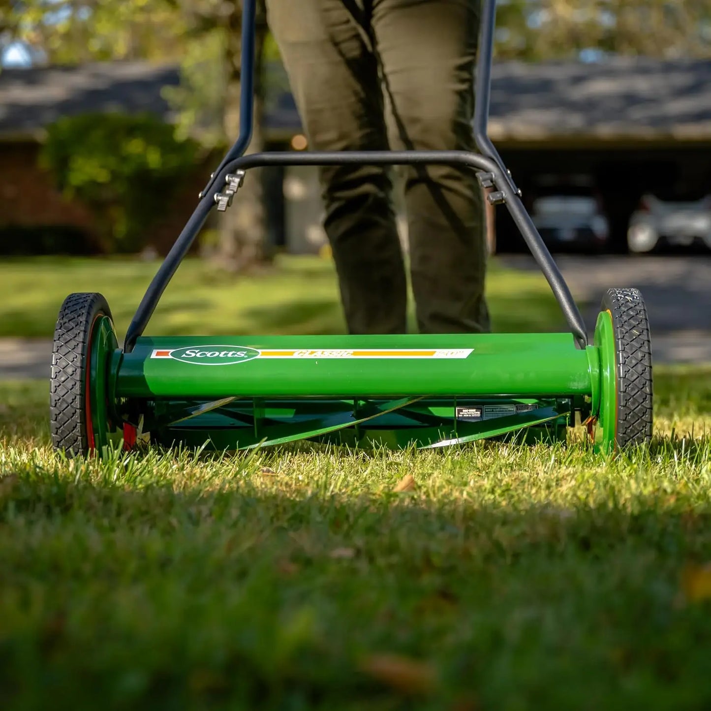 Scotts 20 Inch 5 Blade Classic Push Reel Lawn Mower Green