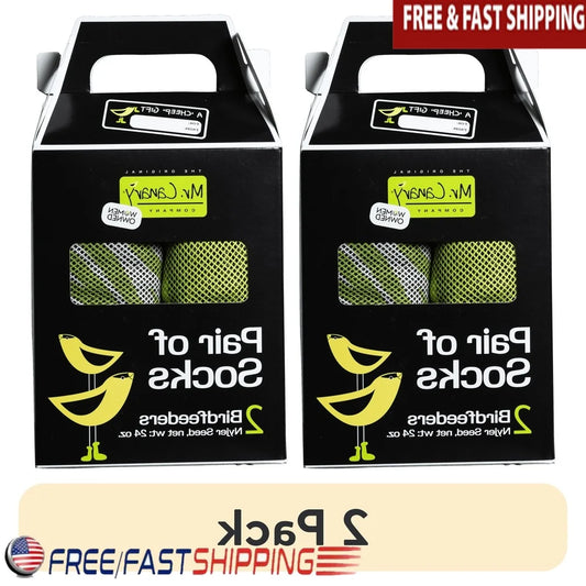 XMSJ Thistle Sock Feeders Nyjer Seed Bird Feeder Outdoors
