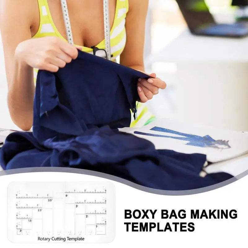 Acrylic Sewing Templates for Crafting Bags and Pouches