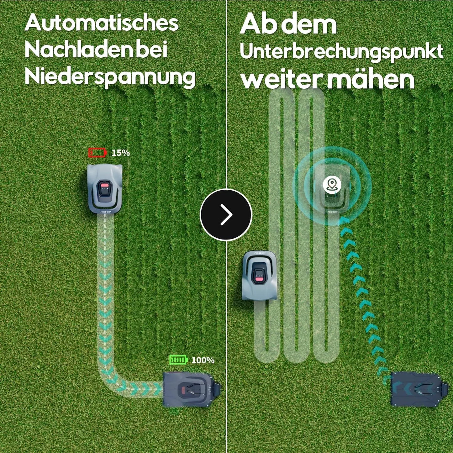 Redkey C TOF MGC500 Robot Lawn Mower Smart App Control