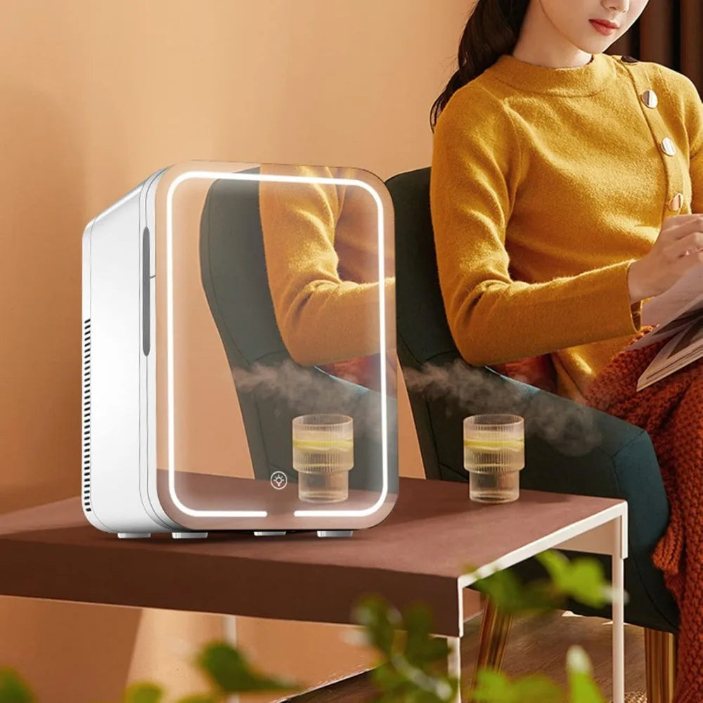 Iosn Mini Beauty Fridge Compact 10L Portable Refrigerator
