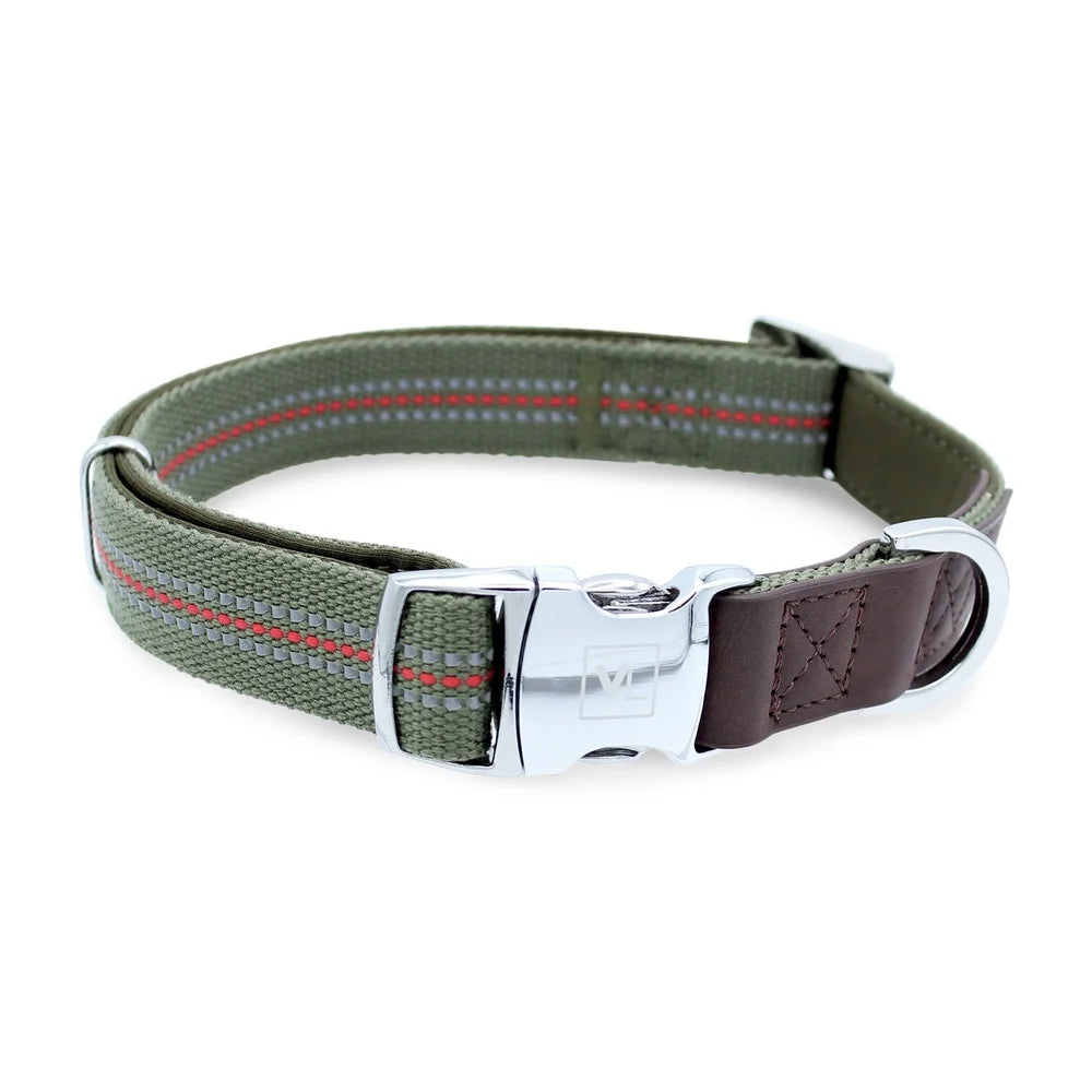 DUTRIEUX Reflective Dog Collar With Metal Buckle Nylon PU