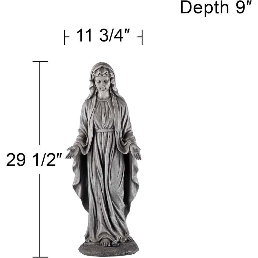 Virgin Mary Statue Sacred Decoration for Garden and Home 29 Inches