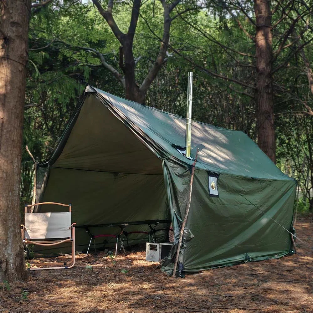 Building Hammock Hot Tent With Stove Jack And Snow Skirt