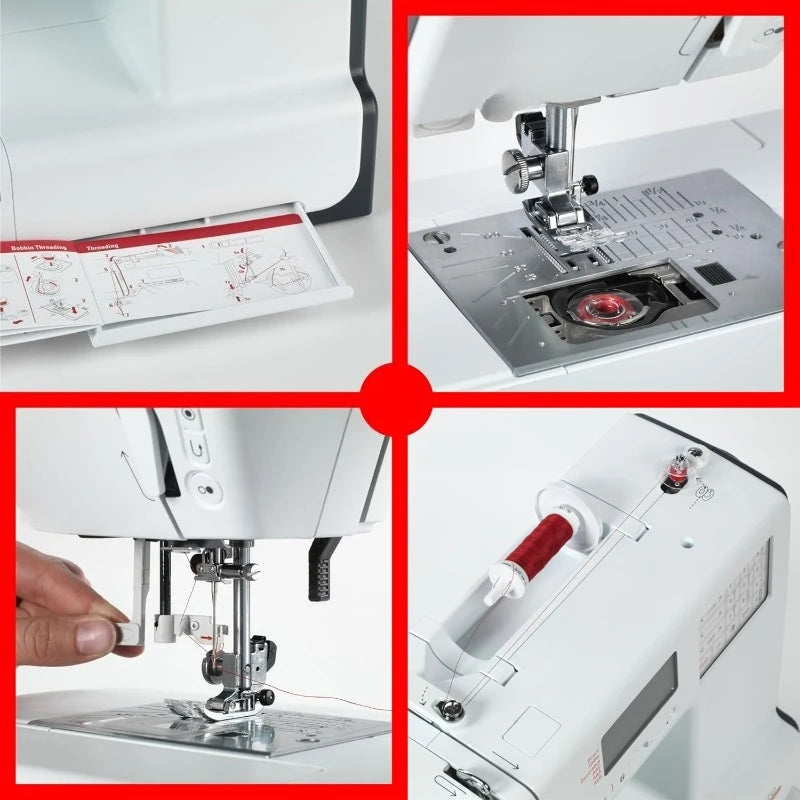 Affordable Computerized Sewing Machine with Thread Bundle
