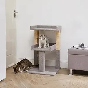 Nala Cat Tree Tower for Large Cats Multi Level with Scratching Post