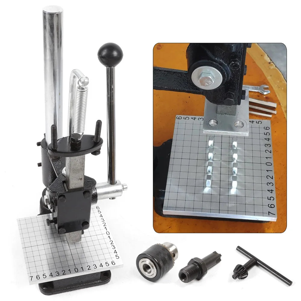 Leather Craft Imprinting Machine Manual Embossing and Punching Tool