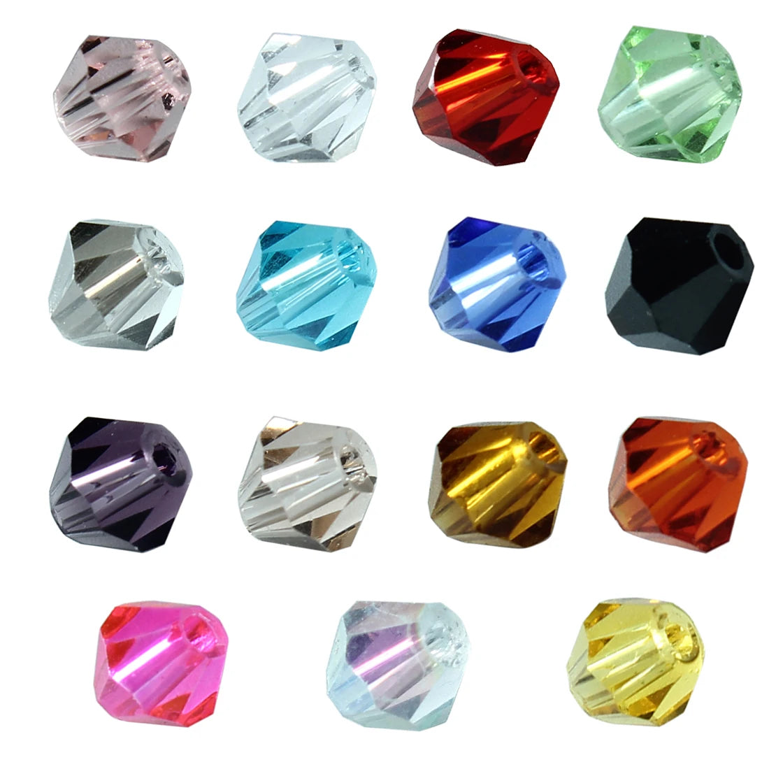 Choice Crystal Beads Bicone Faceted Glass Beads Jewelry