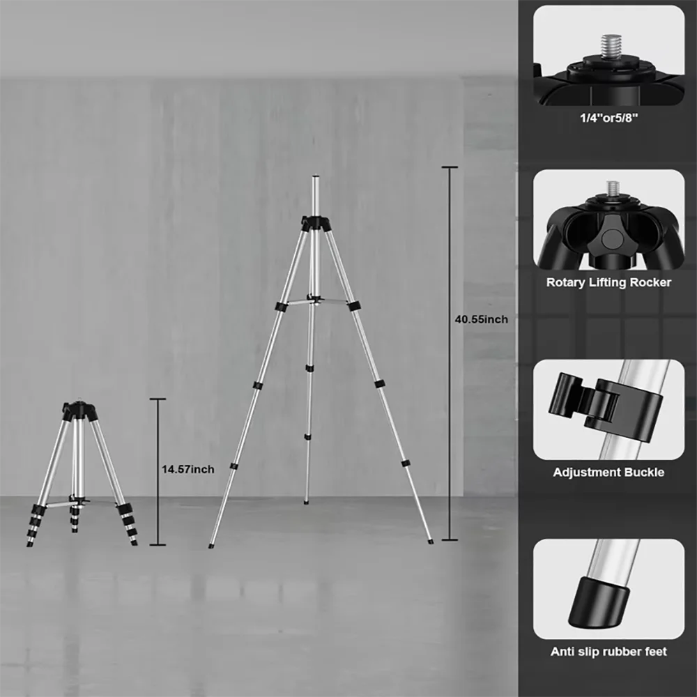 WEIDDW 4D 16 Lines Laser Level With Tripod Leveling 360
