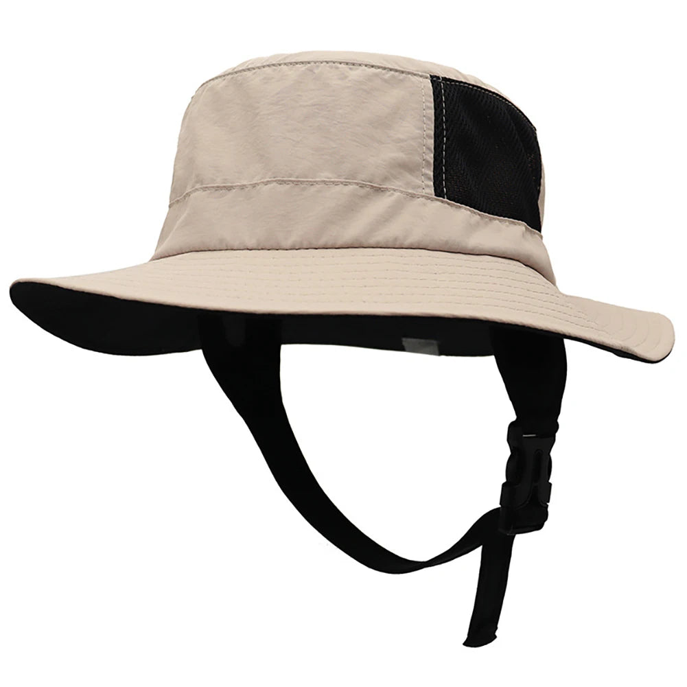 CN Beach Surf Cap Adjustable Breathable Sun Hat for Outdoor