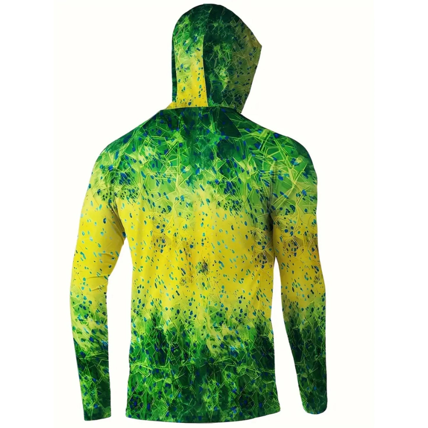 Hign-concerned Men's Long Sleeve Fishing Hoodie for Sun Protection