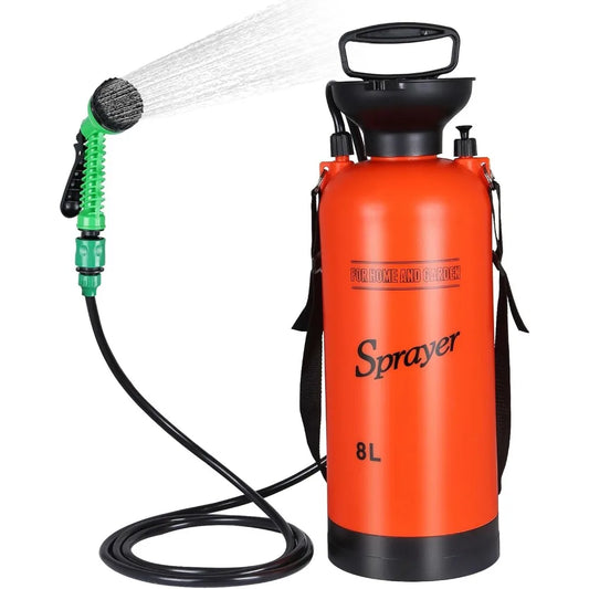 Portable Camping Shower Hand Pressure Rinse Kit for Outdoor Use