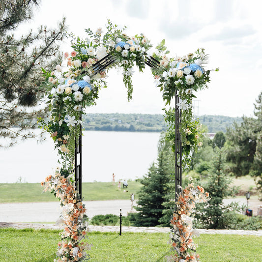Adjustable Metal Garden Arch for Climbing Plants and Roses