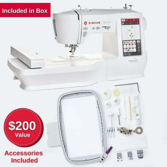 Home SE9180 Sewing and Embroidery Machine with Accessory Kit