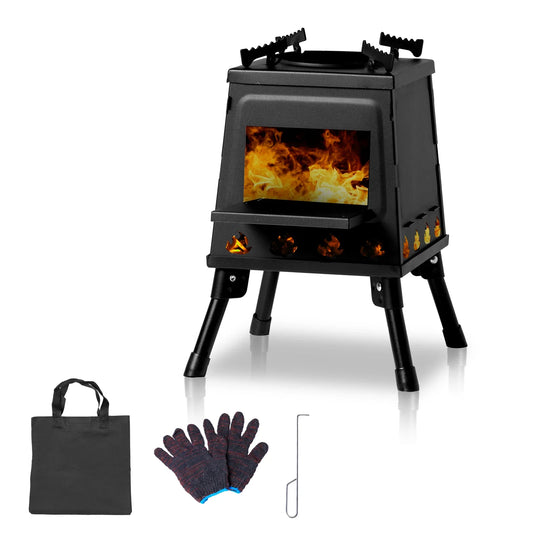 Portable Wood Camping Stove for Outdoor Adventures 27cm x 34cm