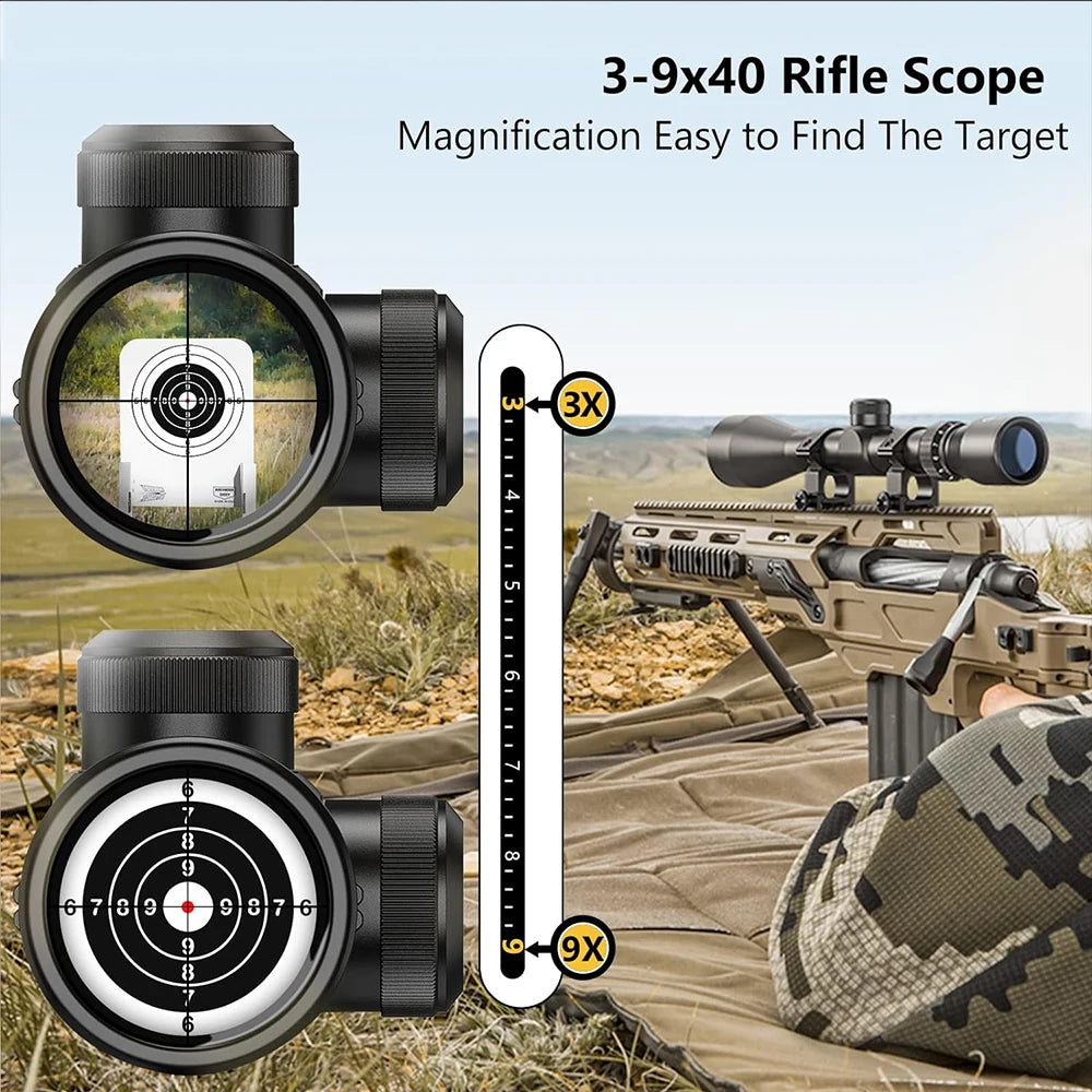 Bestsight Precision Rifle Scope With Mil Dot Reticle