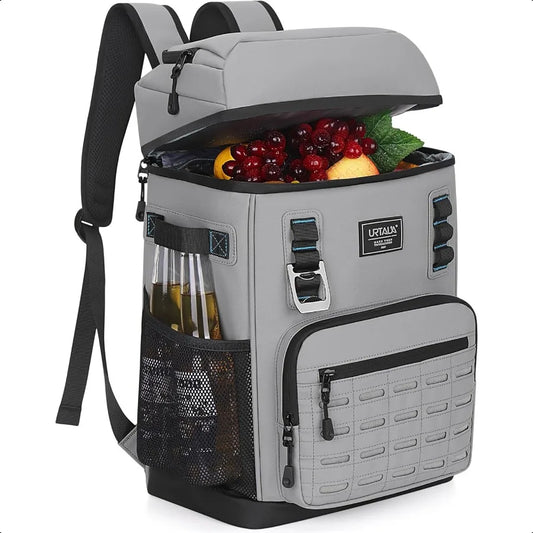 Leak Proof Cooler Backpack with Insulated Compartments for Outdoors