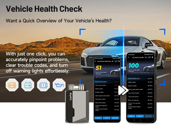 TOPDON CarPal OBD2 Scanner Vehicle Health Diagnostic Tool