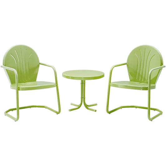 Griffith Retro Metal Bistro Outdoor Chair And Table Set