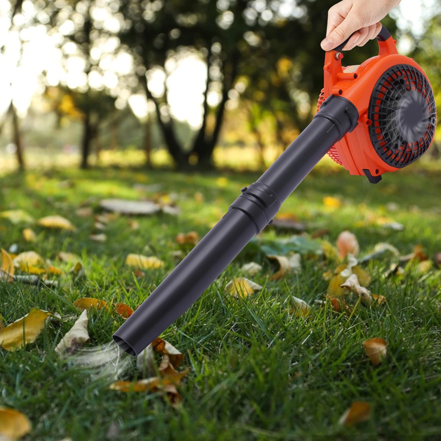 Gas Leaf Blower 25.4CC Commercial Handheld Lawn Cleaning Tool
