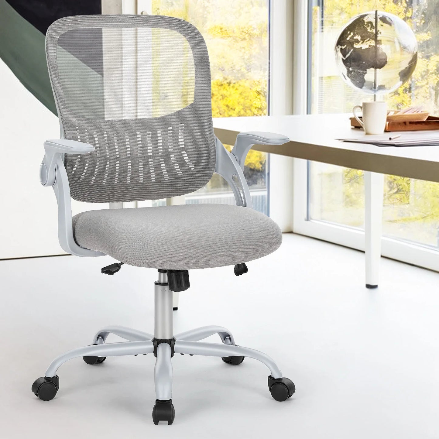 JHK Ergonomic Mesh Back Office Chair With Adjustable Height
