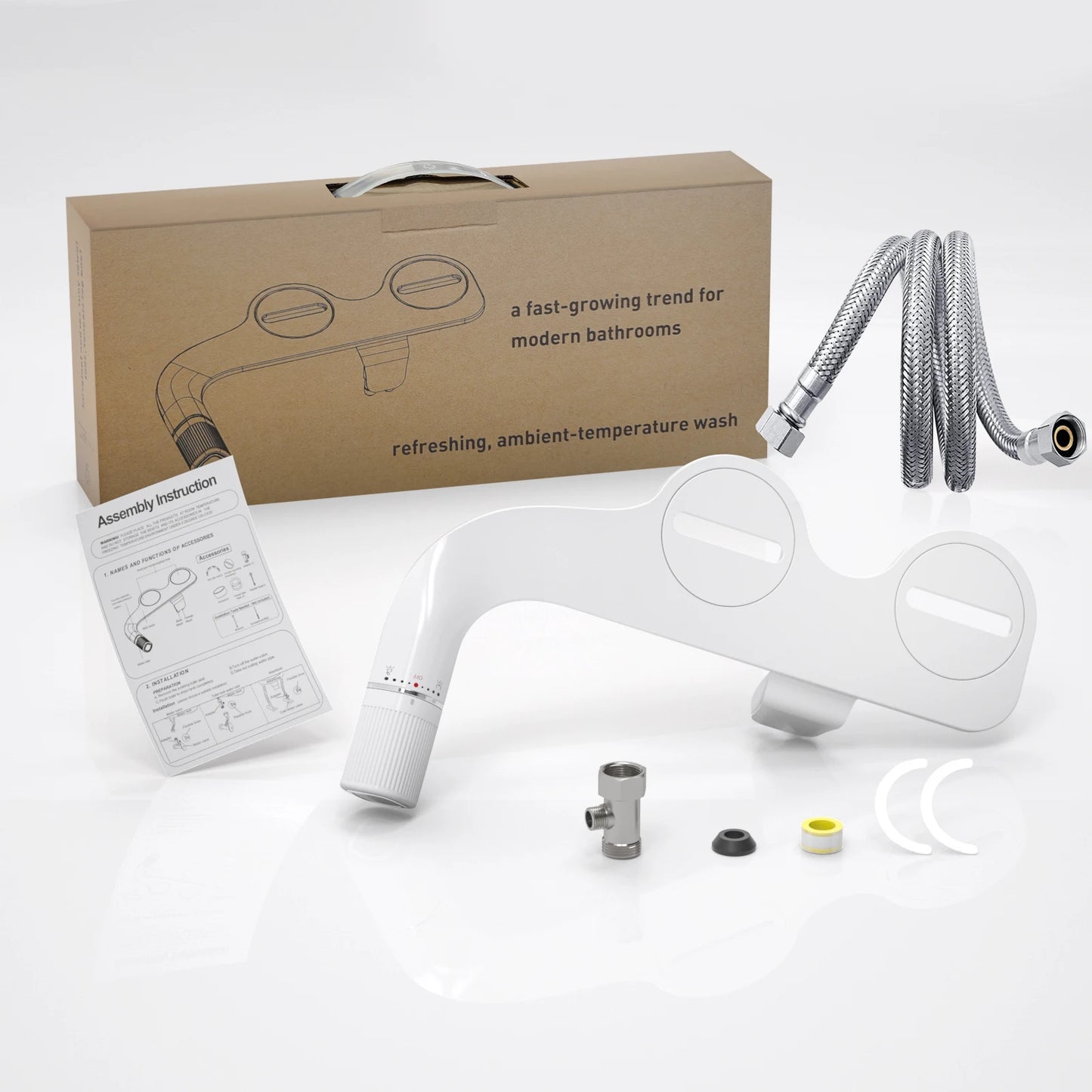 Samodra Dual Nozzle Bidet Brass Inlet Adjustable Pressure