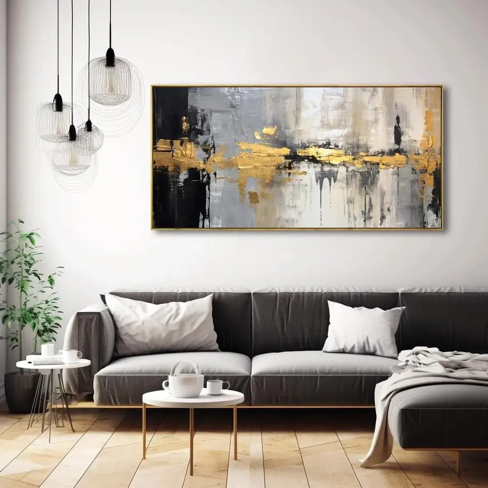 XMSJ Abstract Wall Art Canvas Modern Decor Line Art