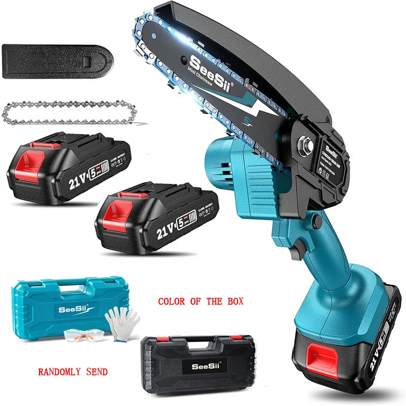 Seesii Cordless Mini Chainsaw for Tree Trimming