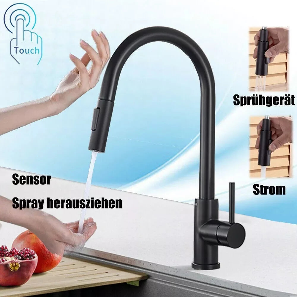 MYQualife Sensor Pull Out Faucet Touch Control Mixer