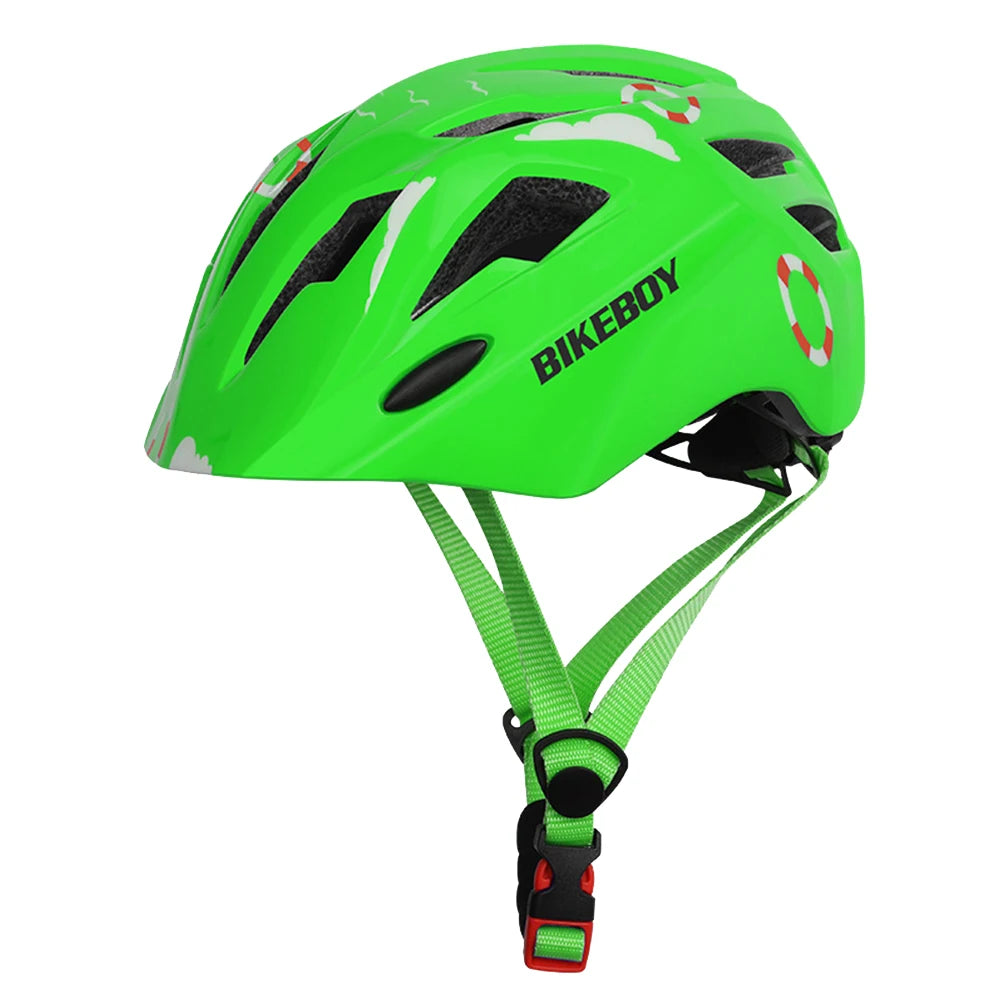 Kids Adjustable Bicycle Helmet with Taillights and Vents