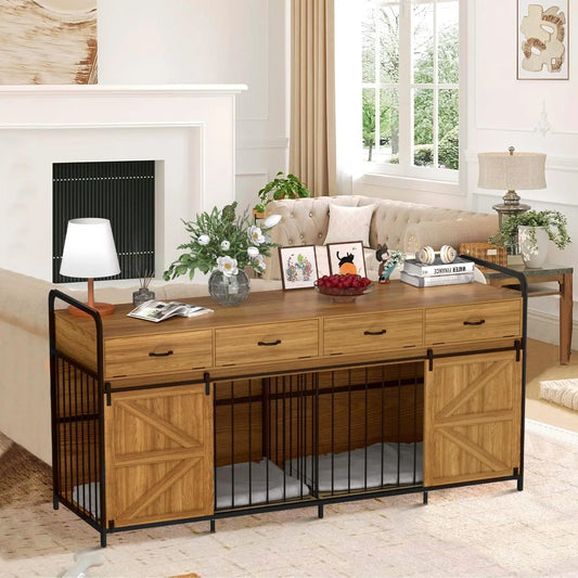 Extra Large Wooden Dog Crate – Ultimate Storage Solution