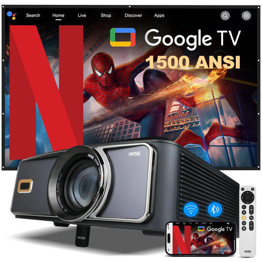 DESS 4K Auto Focus Smart Home Theater Projector