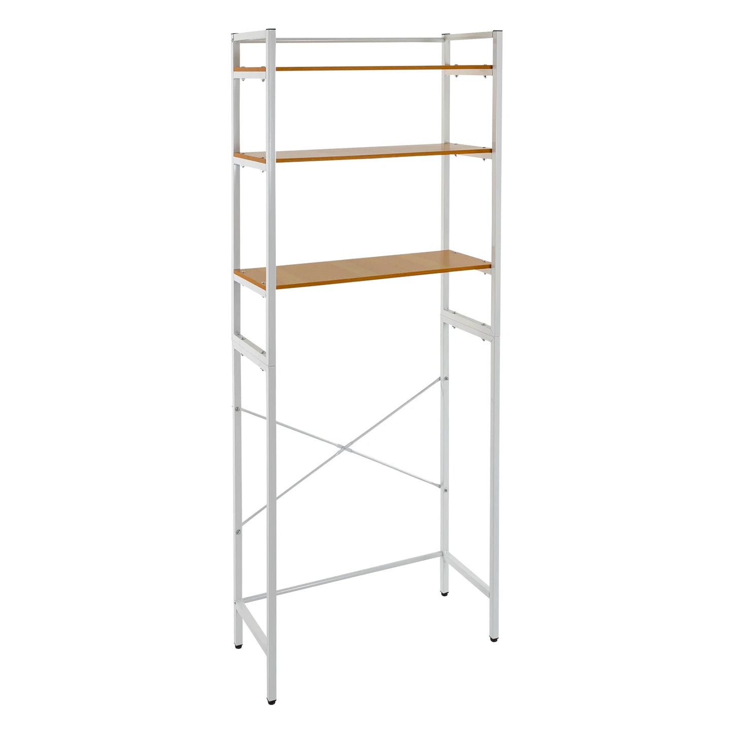 3-Tier Adjustable Washing Machine Shelf for Bathroom Storage