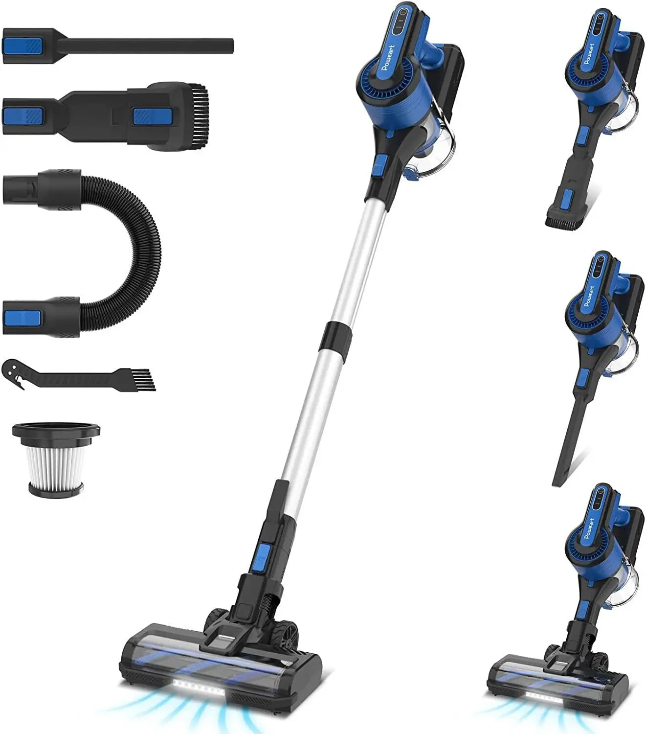 INSE V870 Cordless Vacuum Cleaner 30KPa 8In1 Long Runtime