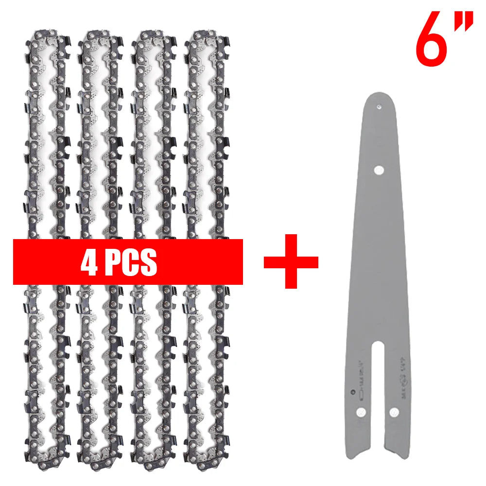 Gisam Replacement Chainsaw Chain And Guide Plate Set