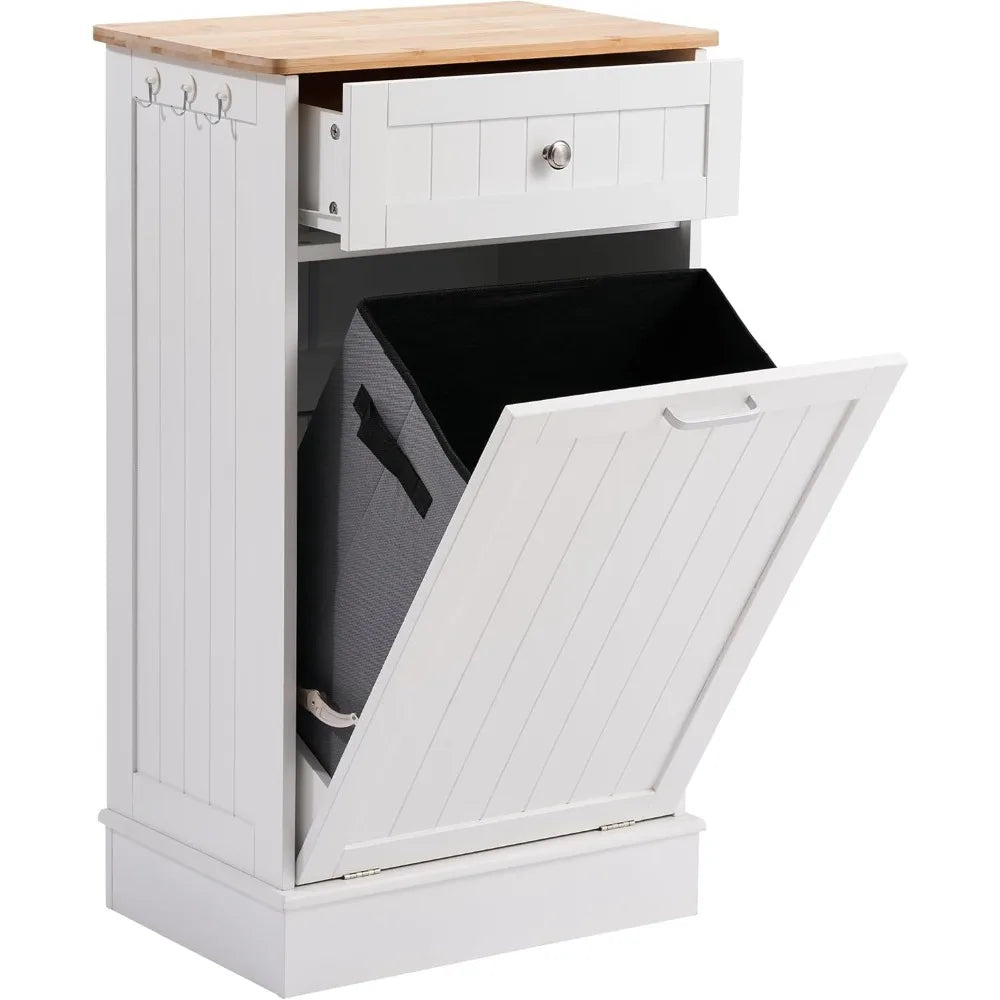 DAFIFY Tilt Out Trash Cabinet for Kitchen and Living Room