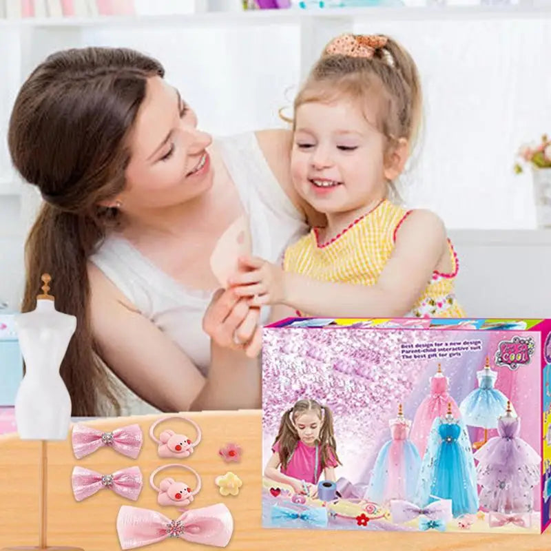 Kids Dress Design Craft Kit Creative Fashion Fun for Girls