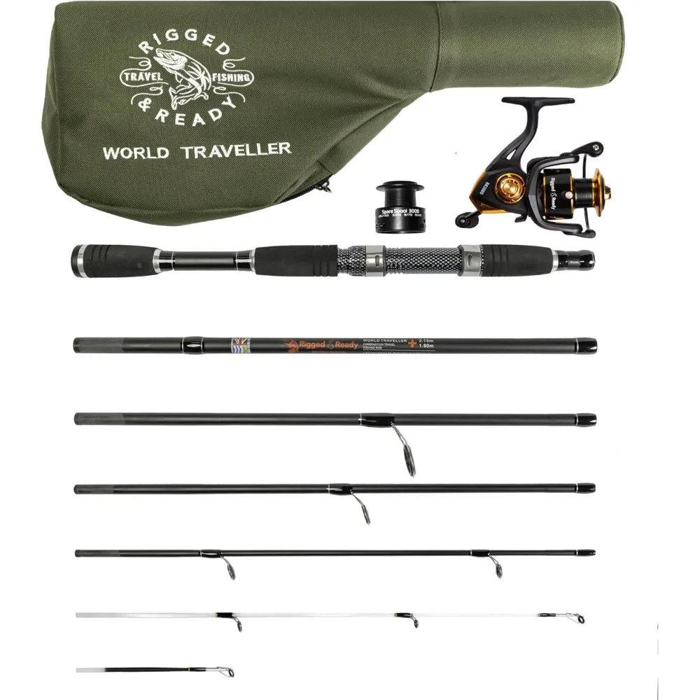 Travel Fishing Rod and Reel Collection by NoEnName