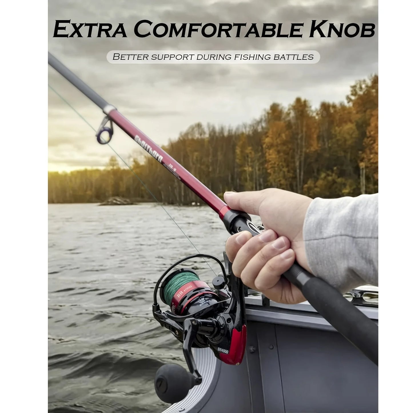 Ghosthorn Telescopic Fishing Rod And Reel Combo Kit