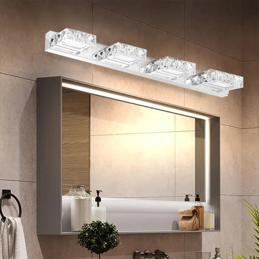 Mirror LED Vanity Light 4 Lights Modern Wall Sconce