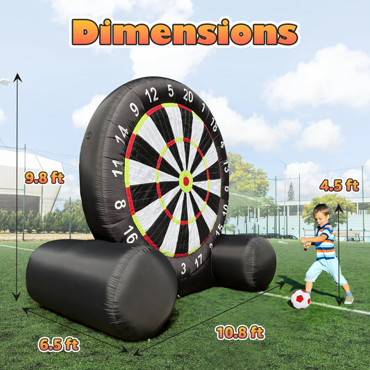 VANCEN Giant Outdoor Inflatable Soccer Darts Board Blower