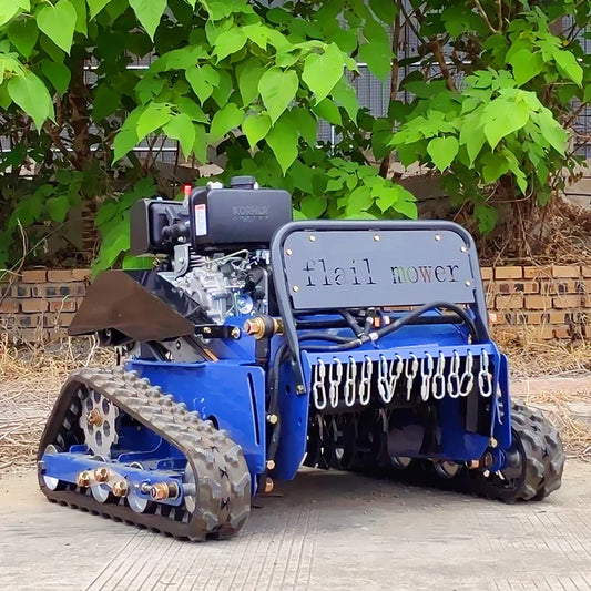 Customized Remote Control Gasoline Lawn Mower for Home Use