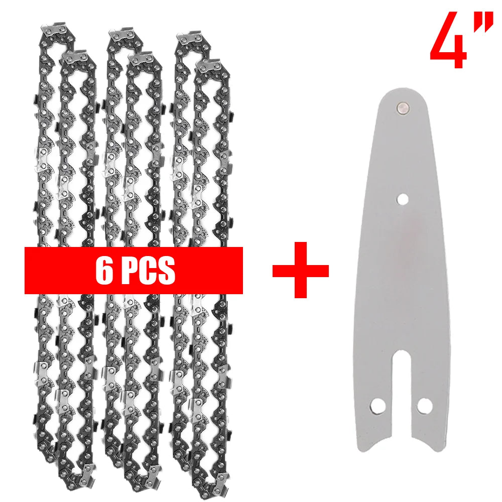 Gisam Replacement Chainsaw Chain And Guide Plate Set