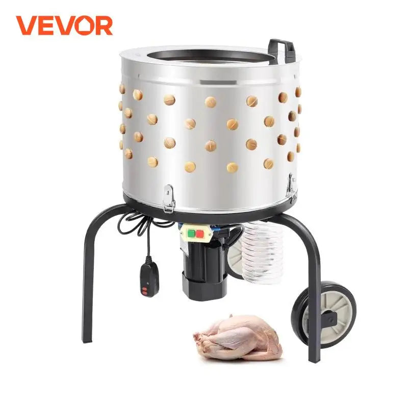 SucceBuy Chicken Plucker Machine 20 Inch Stainless Steel Drum