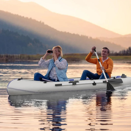 Inflatable Sports Kayak for 1-4 Persons with Oars Included