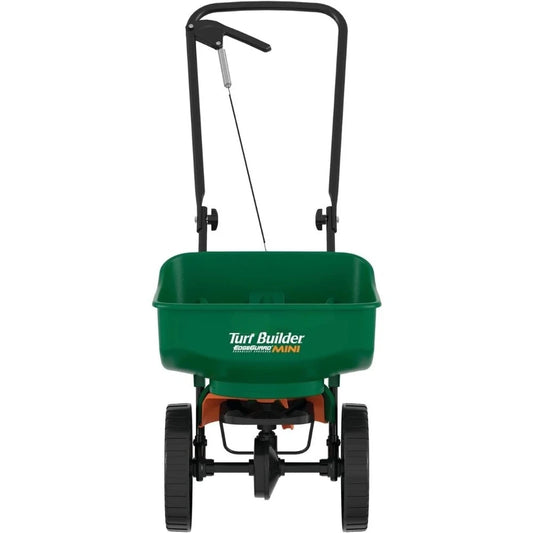 Turf Builder EdgeGuard Mini Broadcast Spreader for Lawn Care