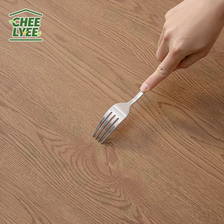 2 Rolls Self Adhesive Wall Floor Sticker Wood Grain Marble