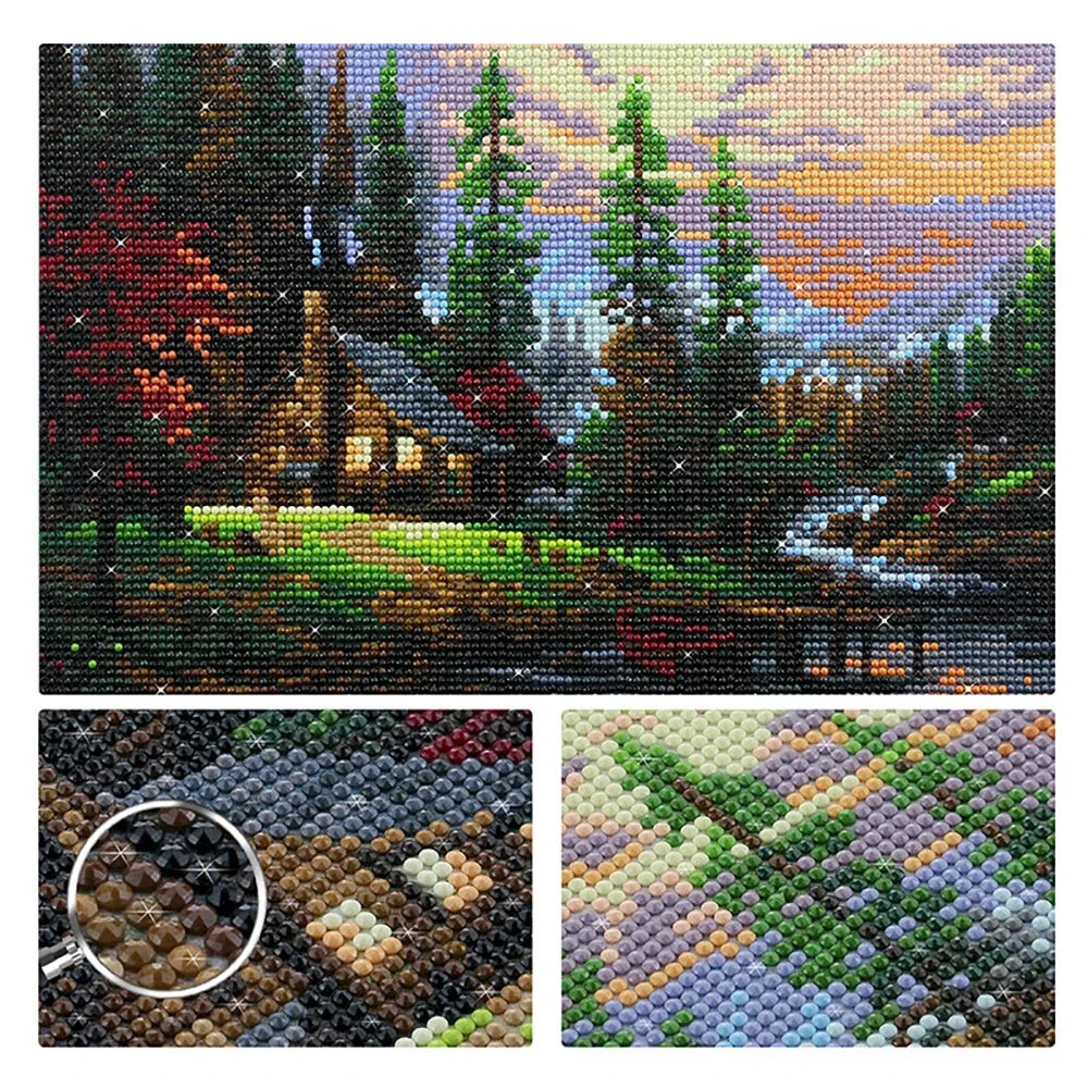 QIZITENG Diamond Painting Waves Sailboat Mosaic Kit