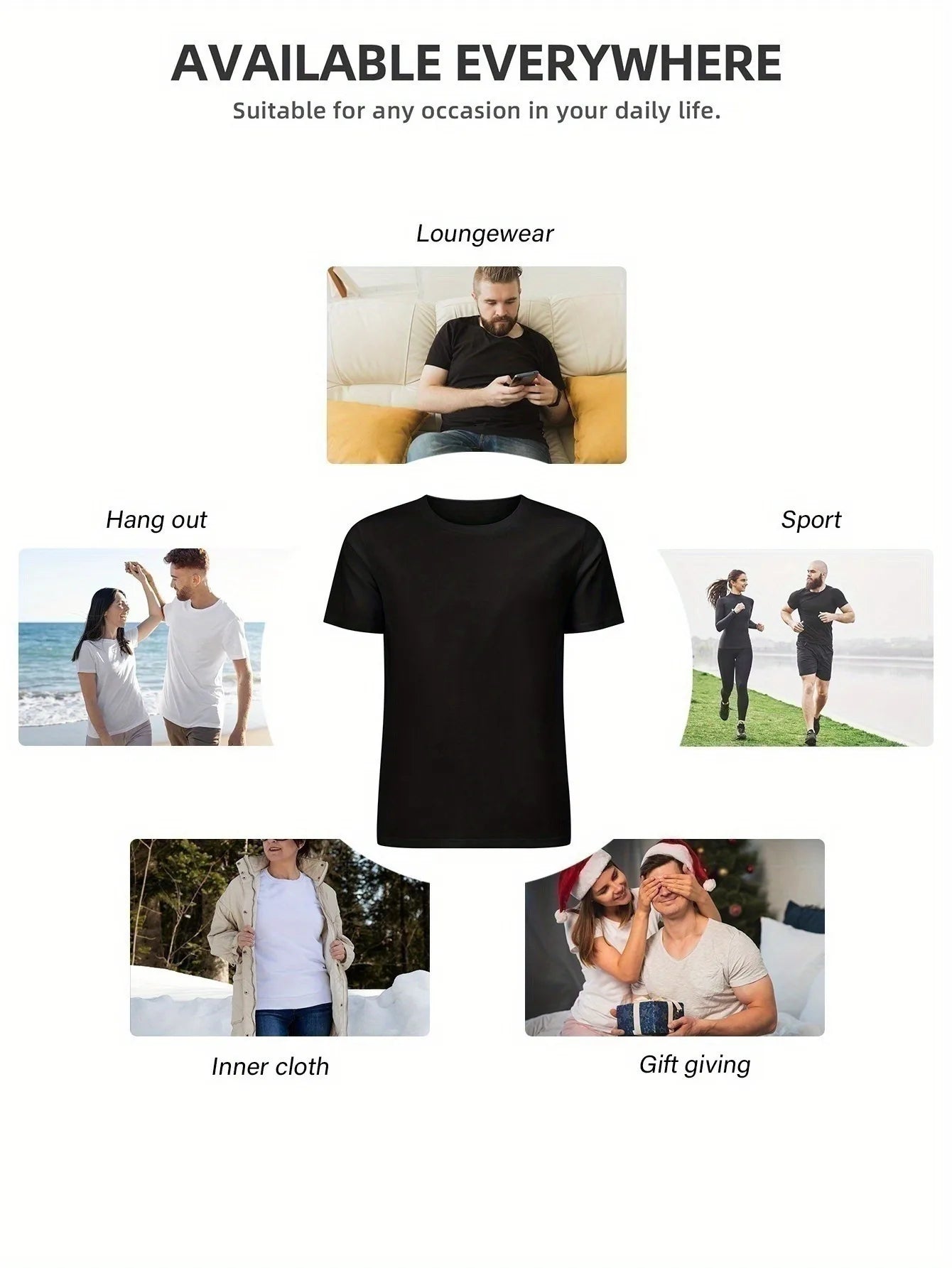 Men's Vintage Fishing T-Shirt by Closure - Casual Cotton Wear