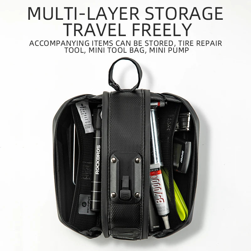 ROCKBROS Bicycle Rear Bag Waterproof Quick Release